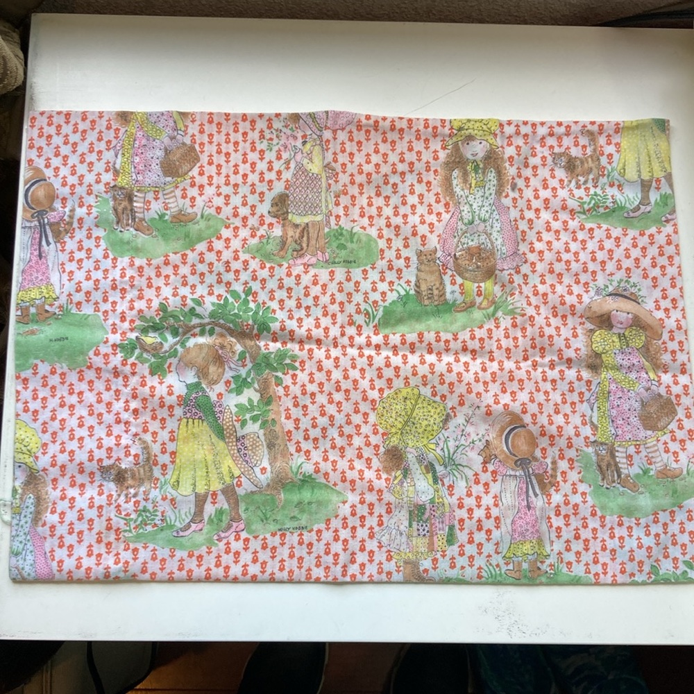 Vintage Holly Hobbie small pillowcase - Picture 4 of 4